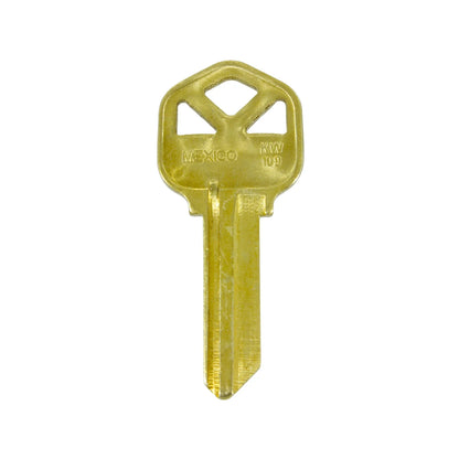 Forja para llave KWI-109 latonada Austral