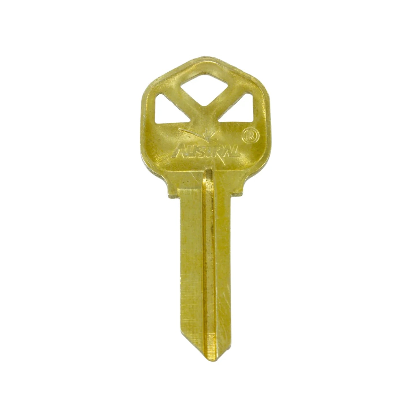 Forja para llave KWI-109 latonada Austral