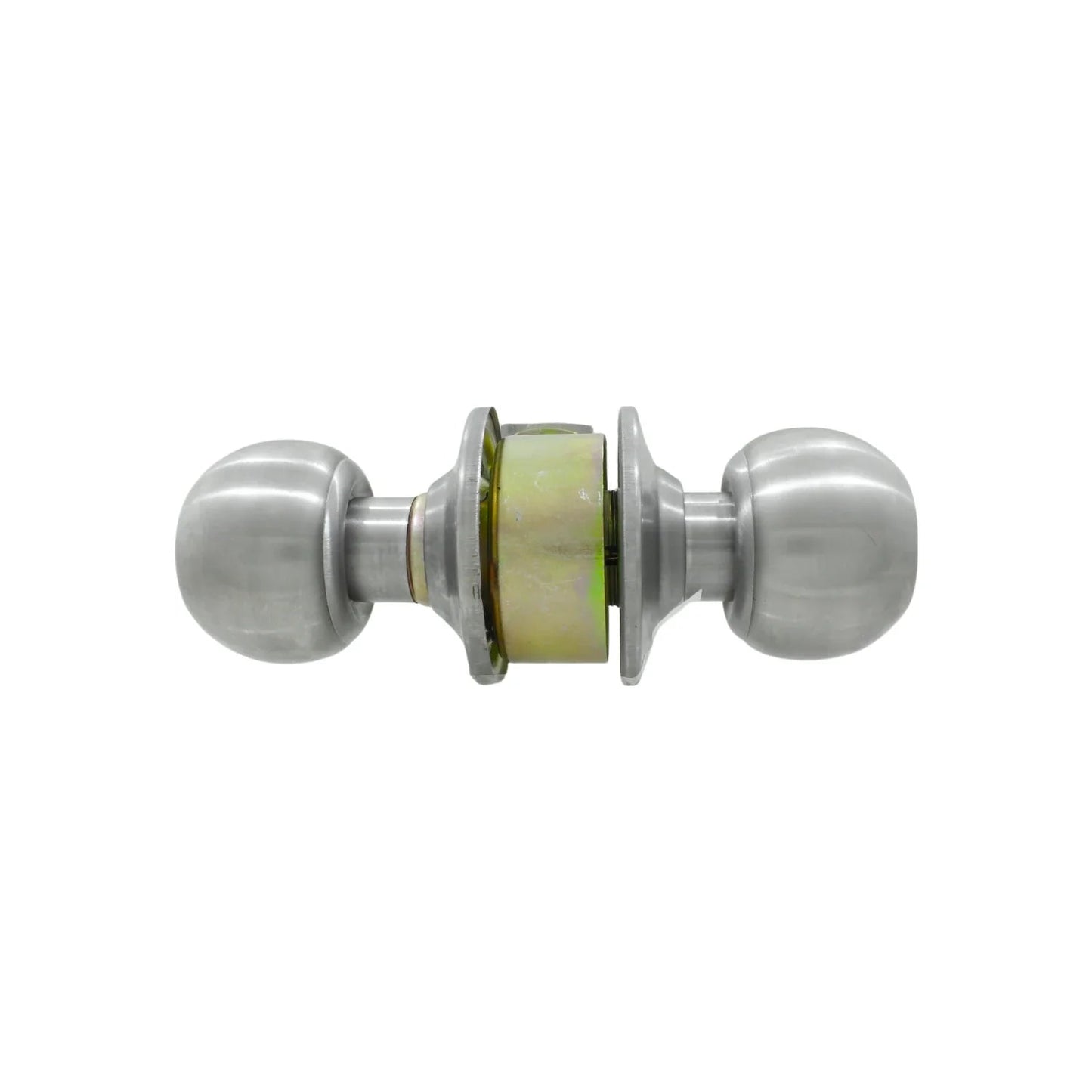 Cerradura de esfera doble acero inoxidable satinado para puerta de baño interior