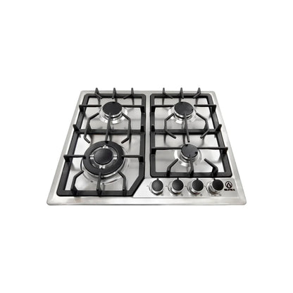 Estufa 4 quemadores empotrable acero inoxidable Supra 4QEA exquisit