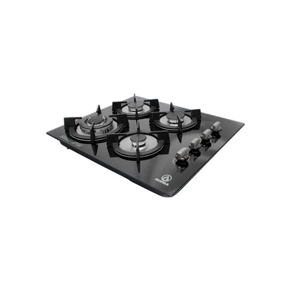 Estufa 4 quemadores empotrable cristal templado Supra 4QEC