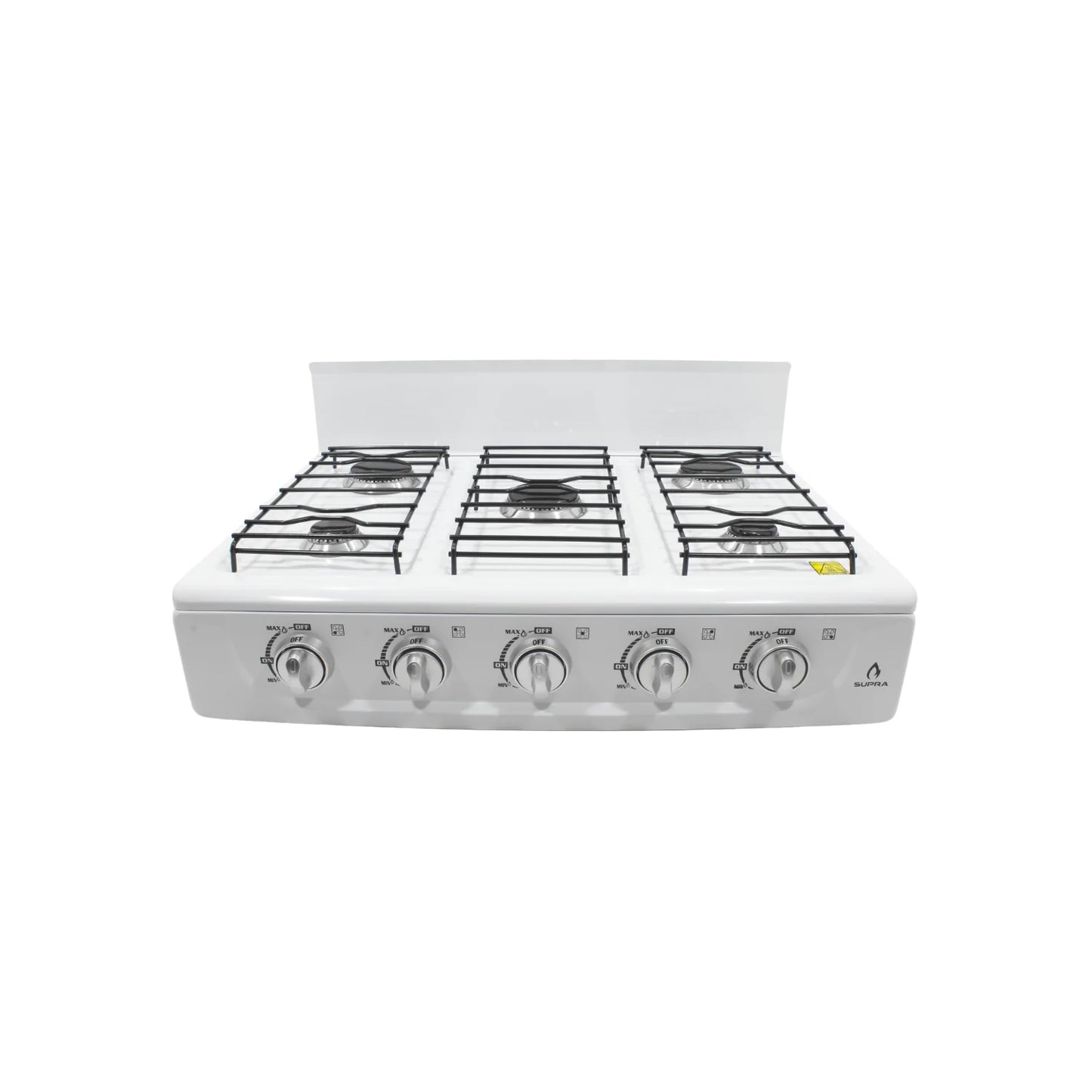 Estufa 5 quemadores sobreponer blanco Supra 5Q-B
