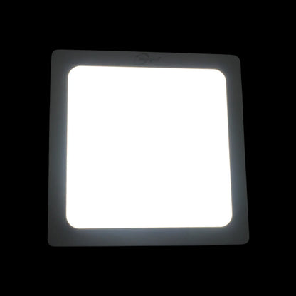 Lámpara panel 12 W cuadrada sobreponer Maigoo MG01802