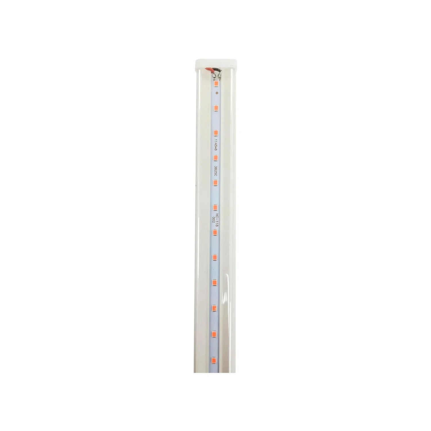 Lámpara tubo LED rojo 18W 120cm, luminaria lineal para iluminación interior o cultivo de plantas