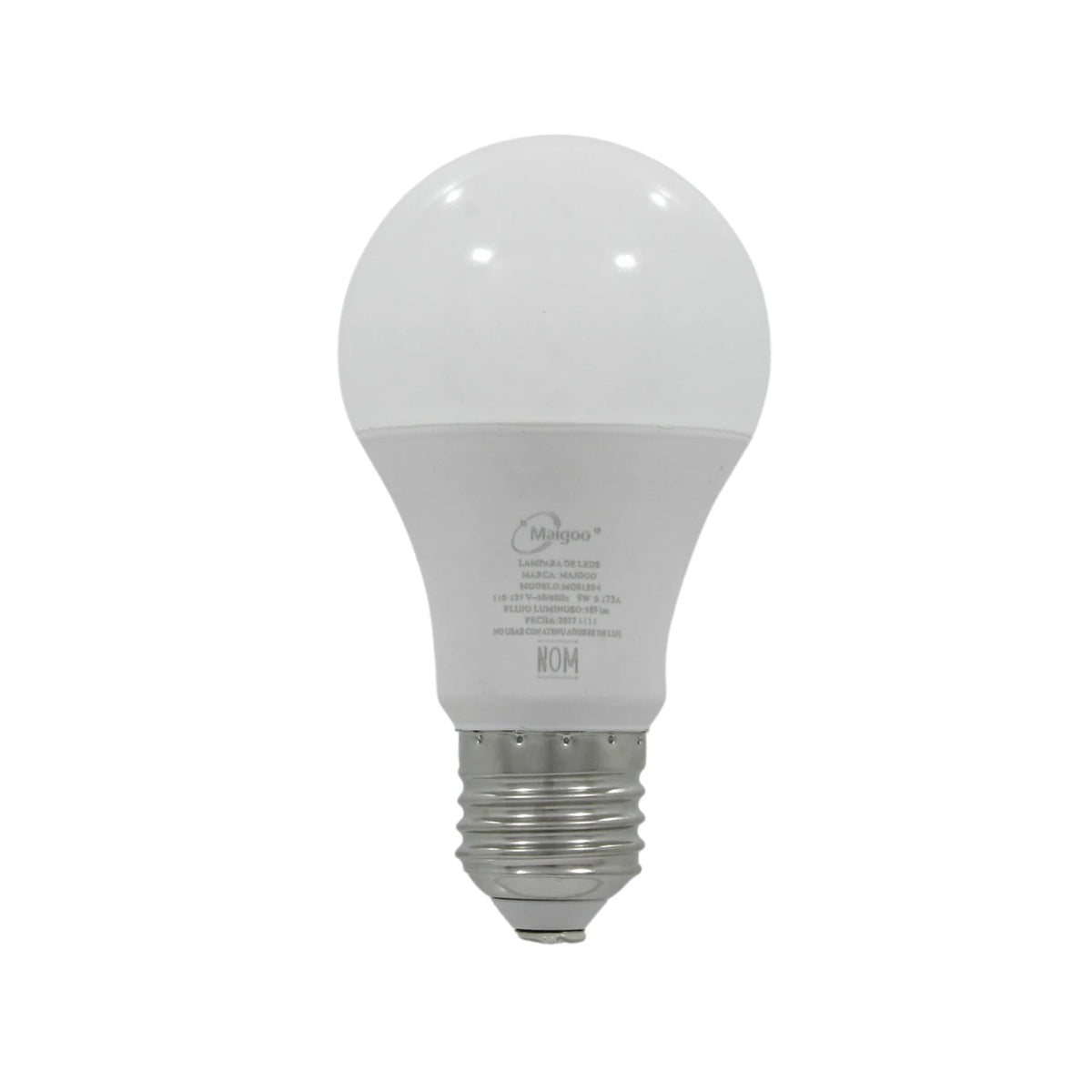 Foco LED Maigoo 9W luz blanca fría, bombilla eficiente con rosca E27 para hogar