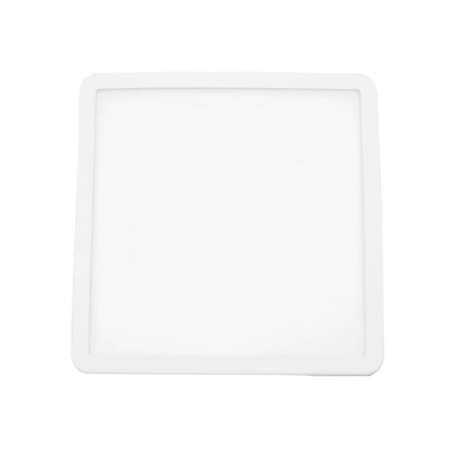 Lámpara panel LED cuadrada blanca empotrable, luz difusa para techo