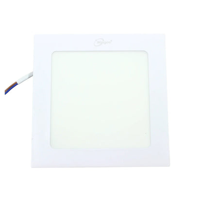 Panel LED cuadrado empotrable Maigoo 9W, luz blanca para techo