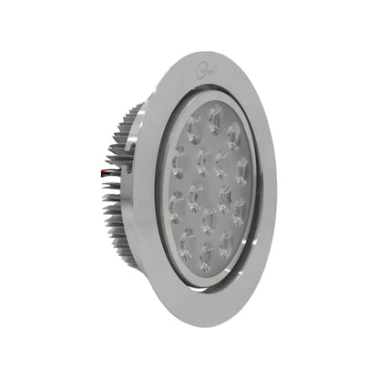 Lámpara panel 15 W redonda empotrar aluminio Maigoo MG02307