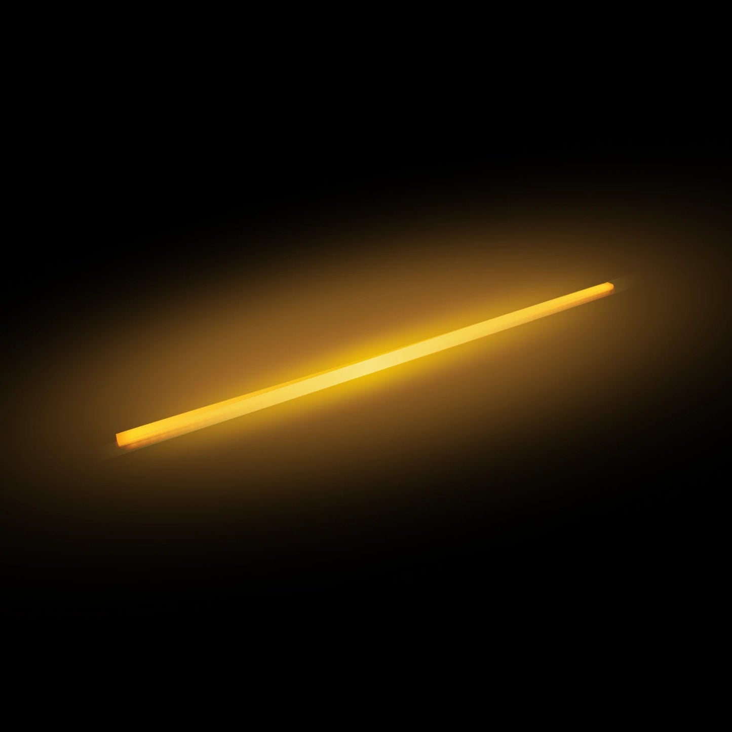 Lámpara de tubo LED amarilla de 120 cm con efecto neón 36W para iluminación decorativa o industrial