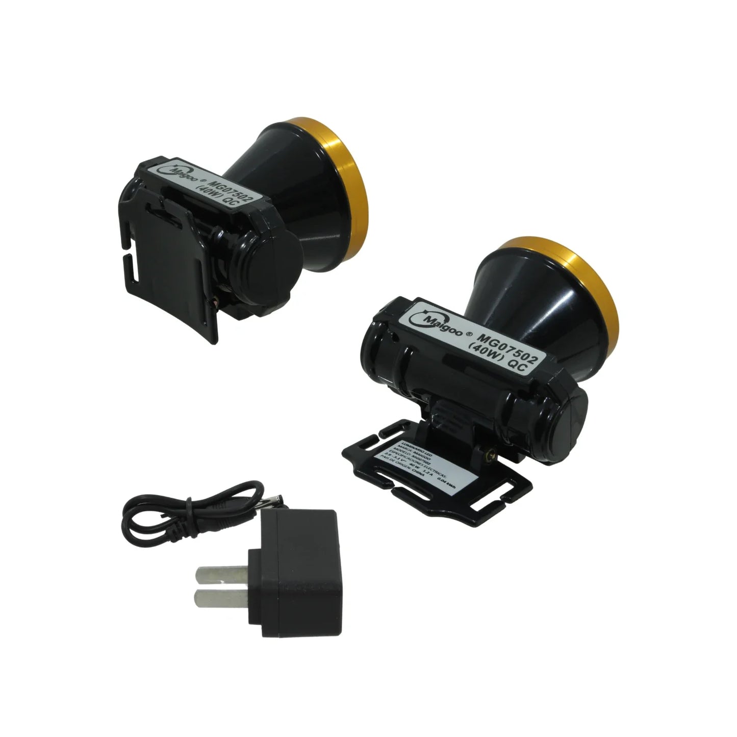 Lámpara minera recargable 1 led 40 W Maigoo MG07502