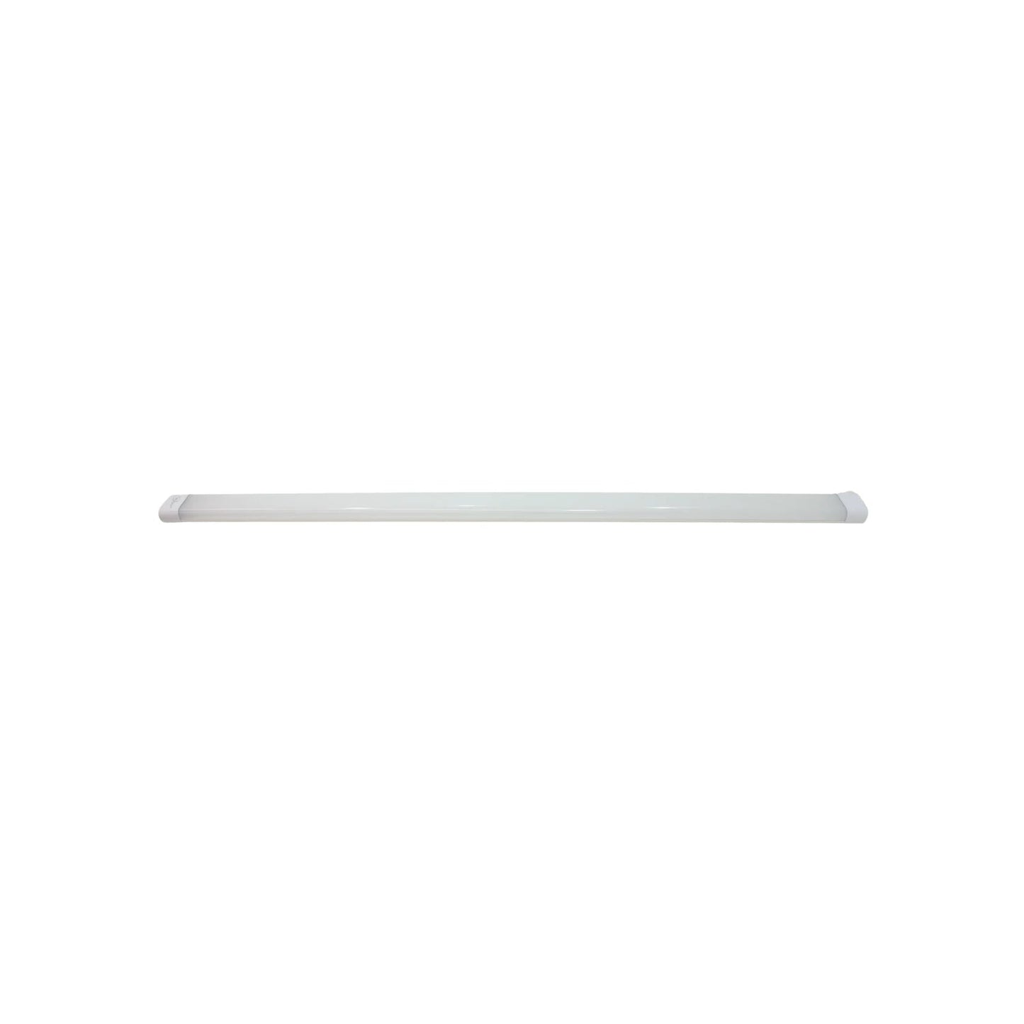 Lámpara LED lineal blanca de 120 cm, ideal para iluminación de gabinetes, cocinas o talleres