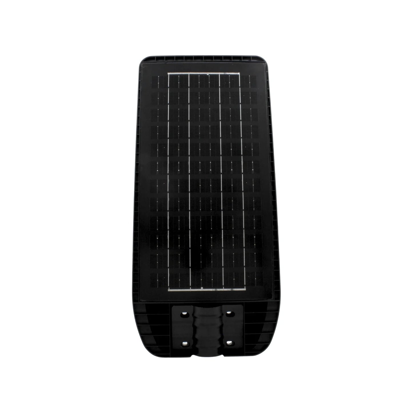 Lámpara solar urbana negra de 600W con panel fotovoltaico para iluminación de exteriores y alumbrado público