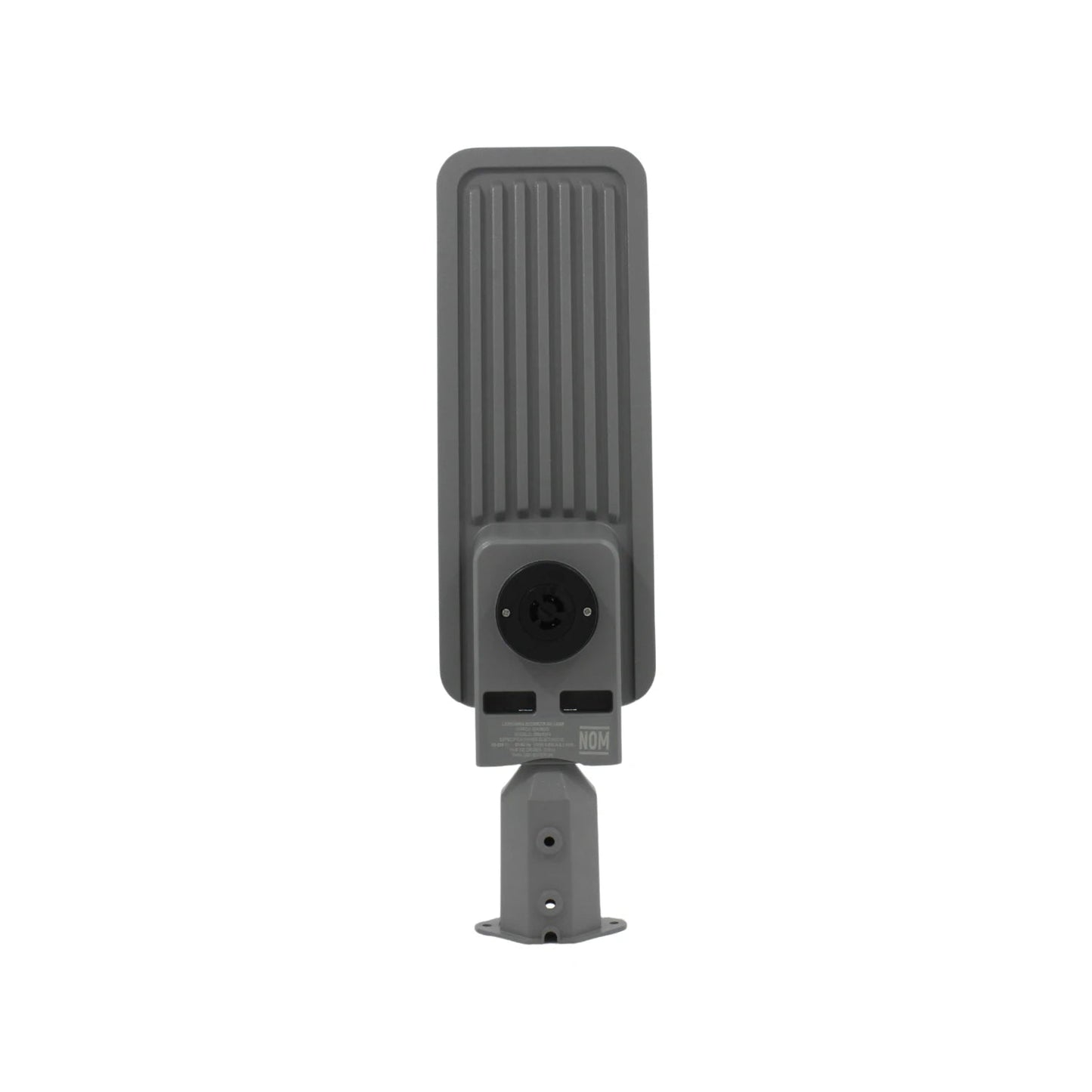Lámpara urbana LED 100W gris reforzada con fotocelda para poste