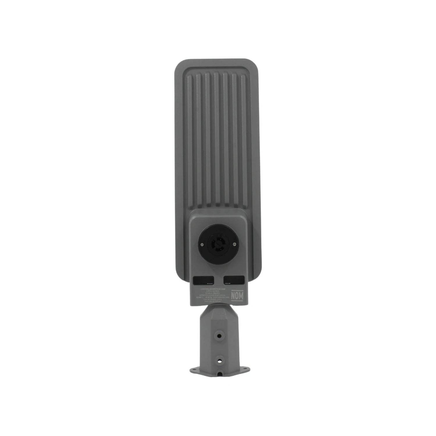 Lámpara urbana LED 100W gris reforzada con fotocelda para poste