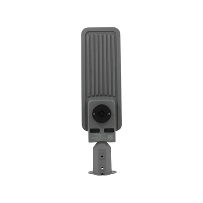Lámpara urbana LED 100W gris reforzada con fotocelda para poste