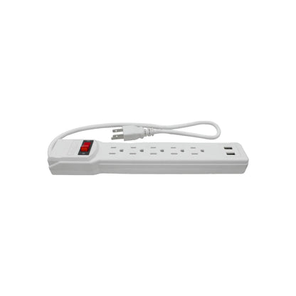 Multicontacto 5 entradas 1 USB  Super átomo SA203
