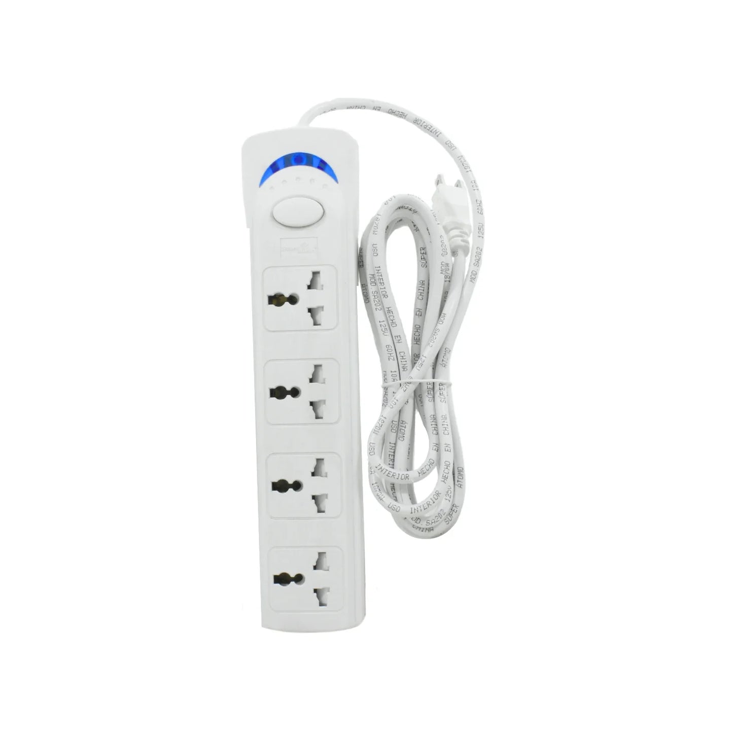 Multicontacto 4 entradas Super átomo SA202