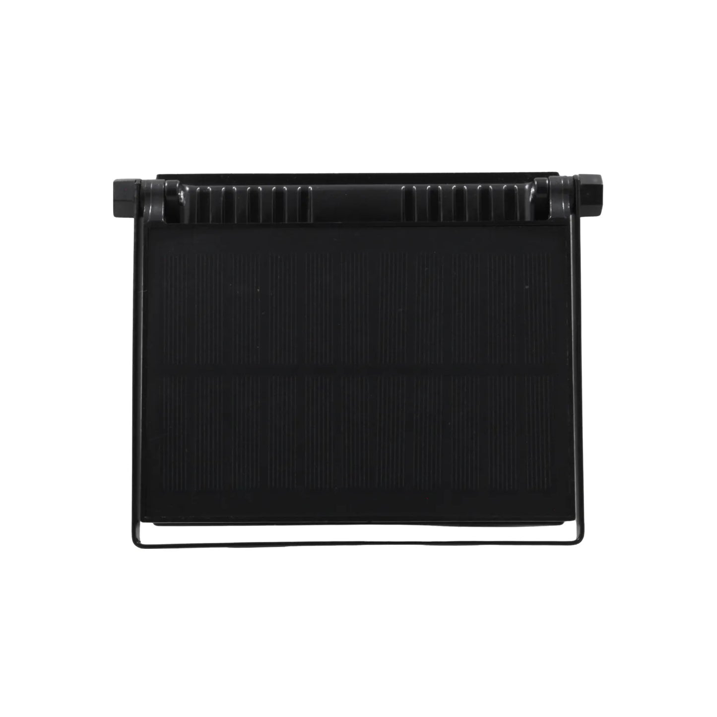 Reflector solar negro de 200W con panel de carga posterior y soporte para iluminación exterior