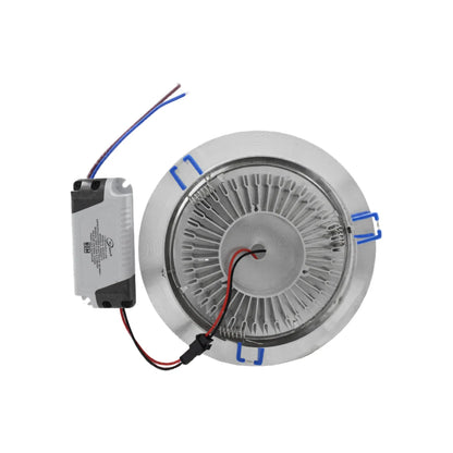 Luminaria LED empotrable 18W redonda Maigoo con driver y disipador de aluminio para techo.