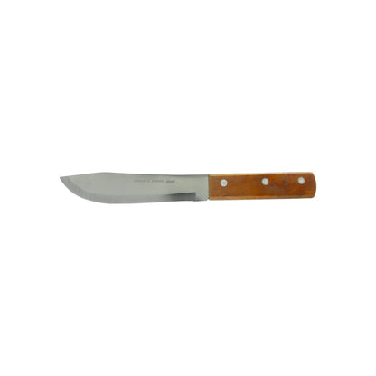 Cuchillo cebollero Mark's Knife 6" con mango de madera y hoja de acero inoxidable