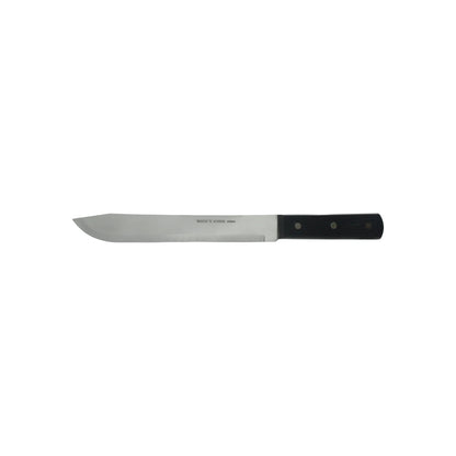 Cuchillo cebollero Mark's Knife 9", mango de plástico negro y hoja de acero inoxidable. Modelo 666044.