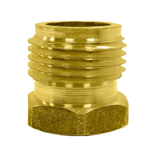 Tuerca izquierda 7/8" latonada