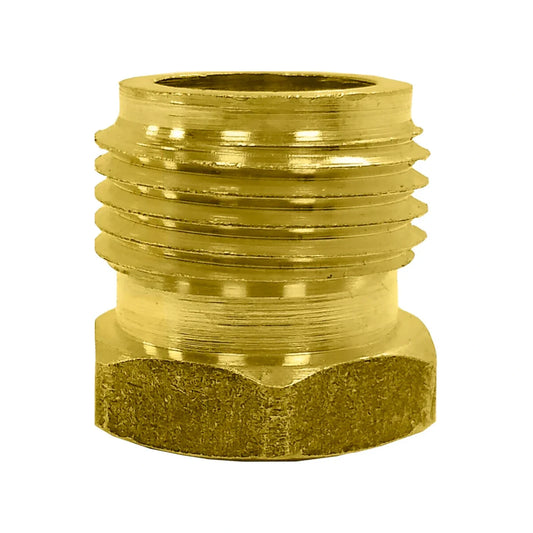 Tuerca izquierda 7/8" latonada