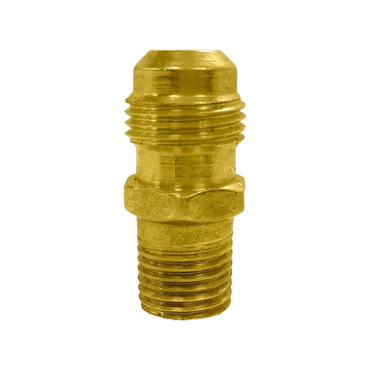 Niple terminal 3/8"x1/4" (10x6 mm) latonado