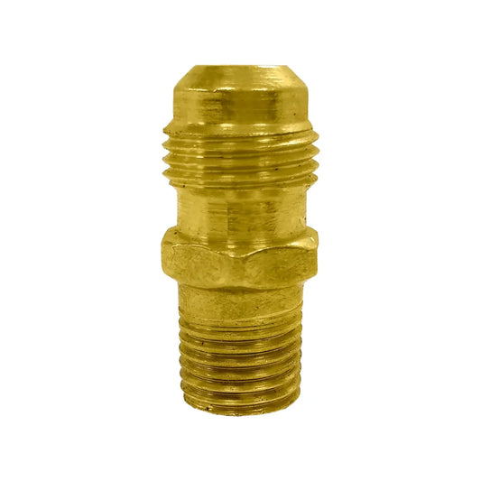 Niple terminal 3/8"x1/4" (10x6 mm) latonado