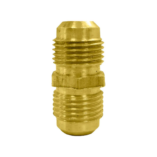 Niple unión 3/8"x3/8" (10x10 mm) latonado