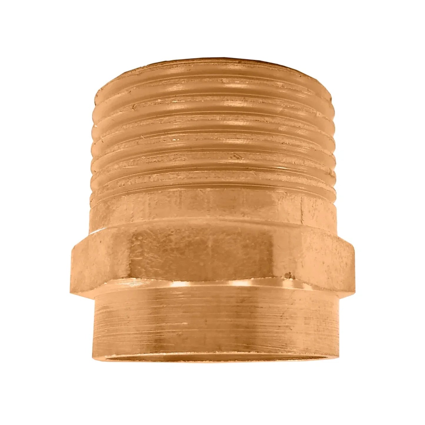 Conector cobre 3/4" (19 mm) rosca exterior (macho)