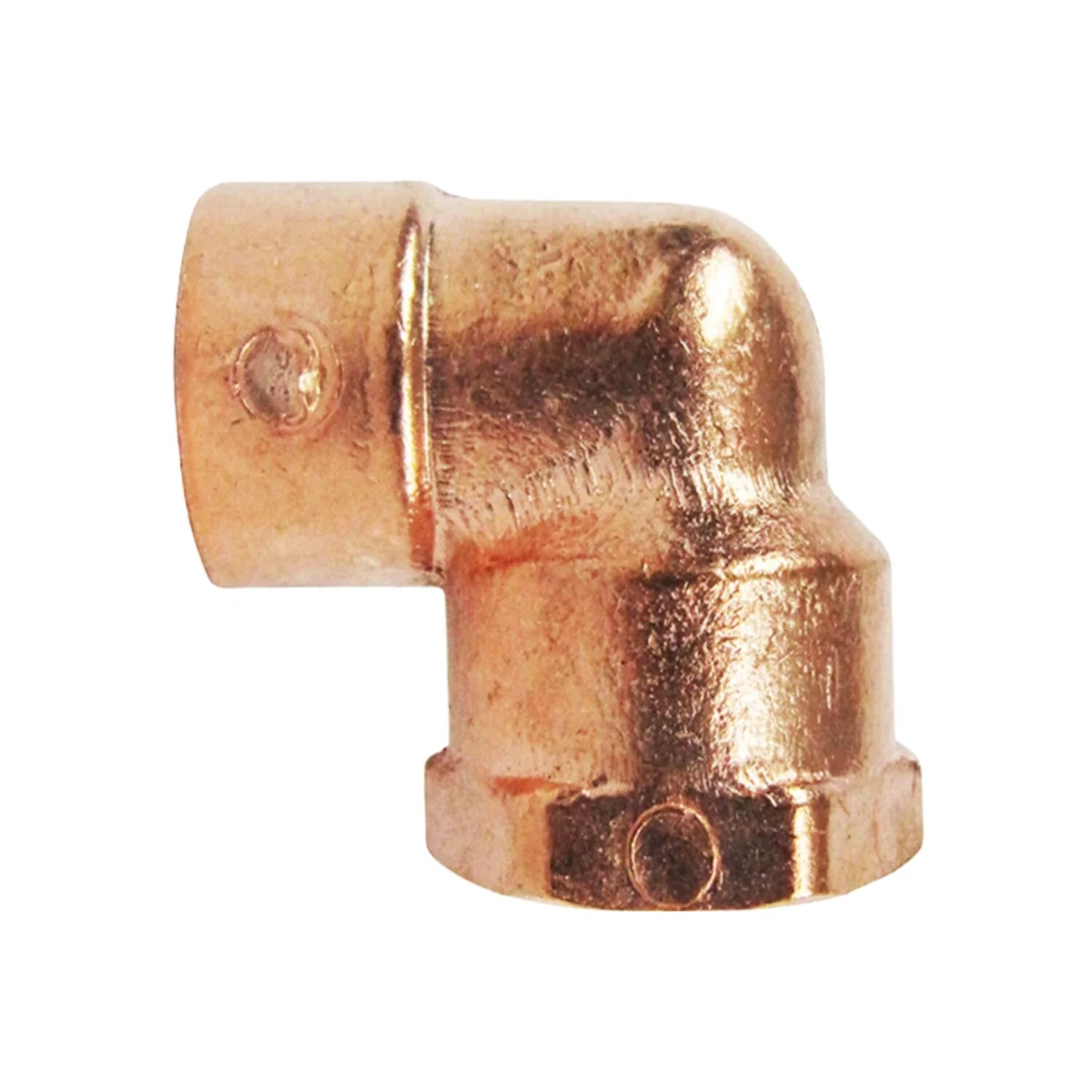 Codo cobre 1/2" (13 mm)x90° rosca interior (hembra)