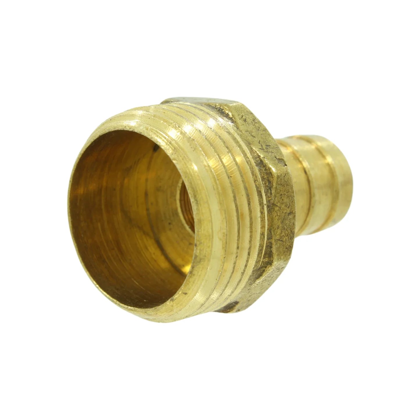 Conector bronce 3/4" (13 mm) rosca exterior (macho)