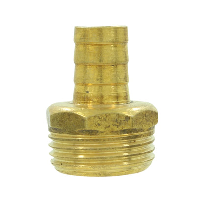 Conector bronce 3/4" (13 mm) rosca exterior (macho)