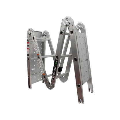 Escalera 5 posiciones 12 peldaños (3.60 m) Escalumex MEC-12-2