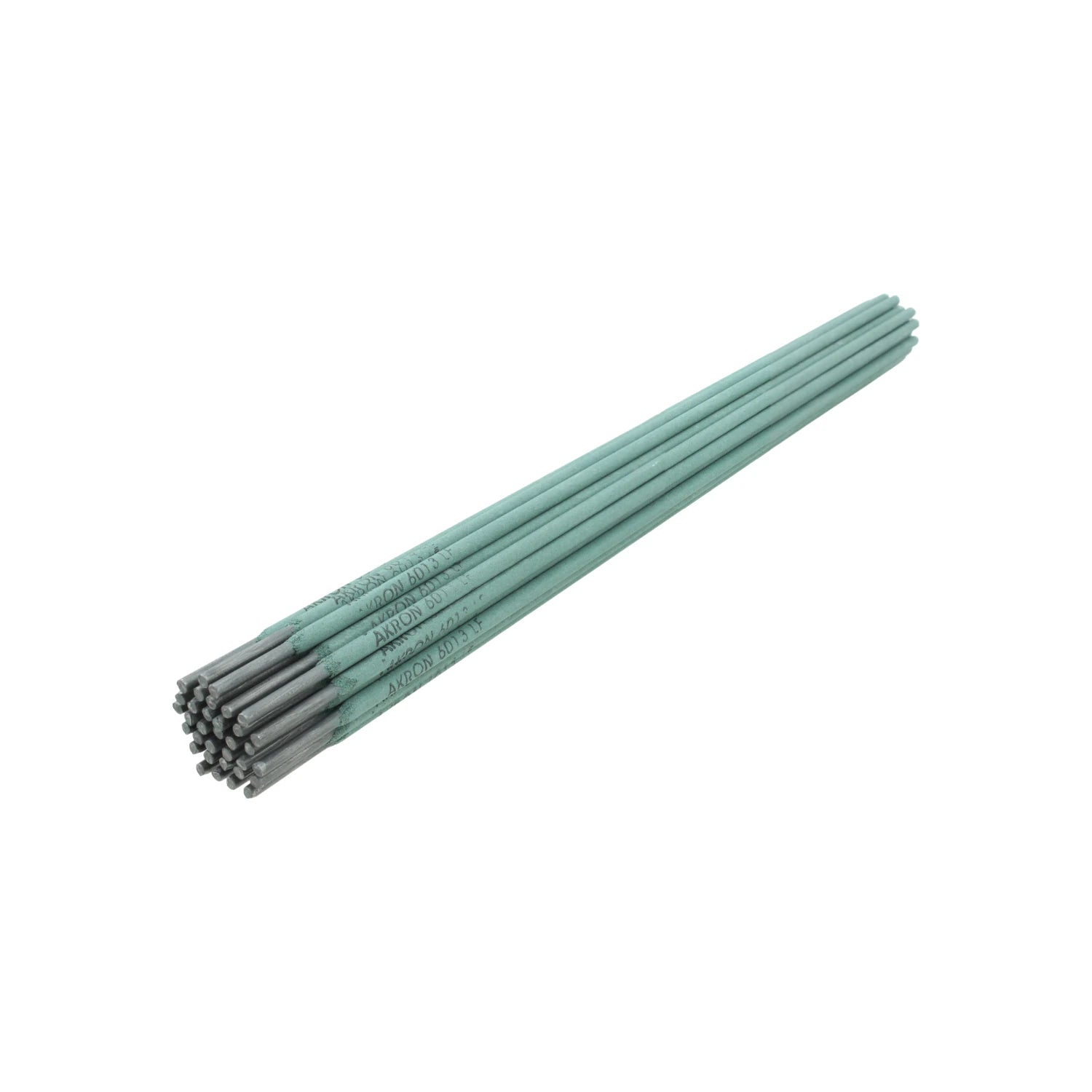 Electrodos de soldadura Akron 6013, varillas para soldar acero al carbono, recubrimiento verde.