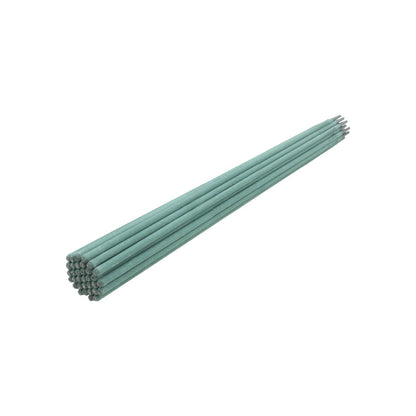 Electrodos de soldadura 6013 de 1/8" para soldadura de arco, acabado verde, paquete.