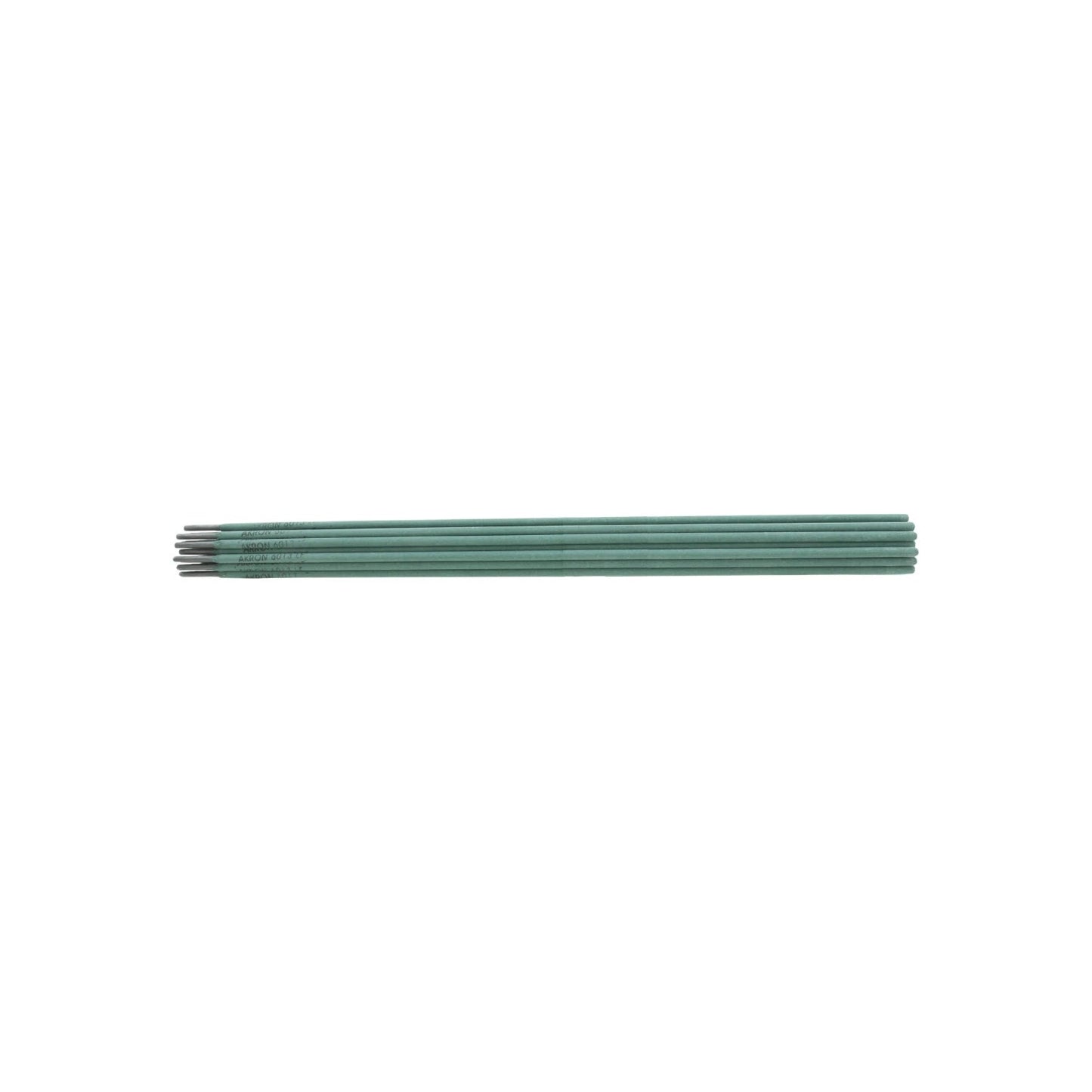 Electrodos de soldadura Akron 6013 de 1/8 pulgada, varillas verdes para soldar metales.
