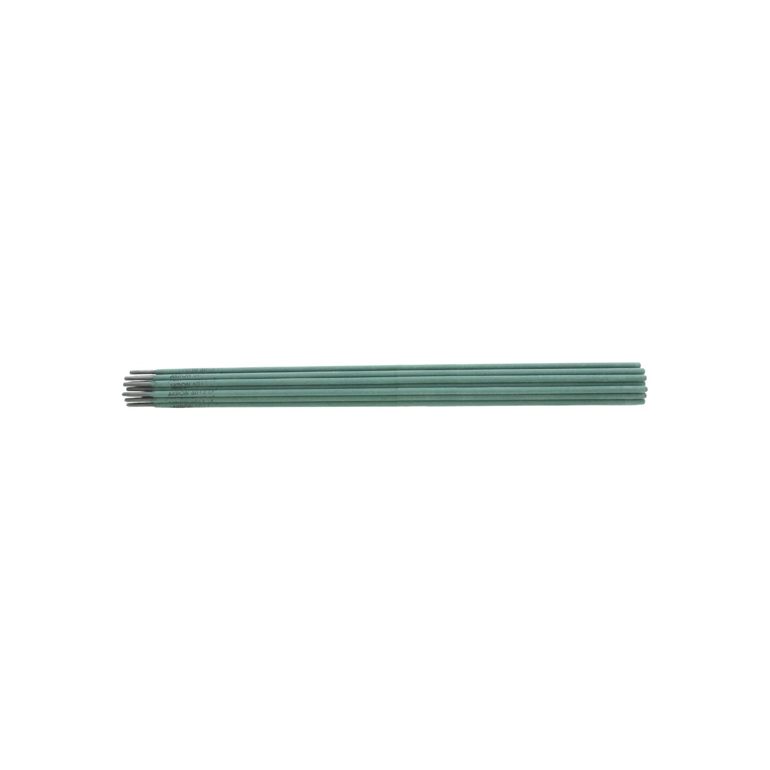 Electrodos de soldadura Akron 6013 de 1/8 pulgada, varillas verdes para soldar metales.