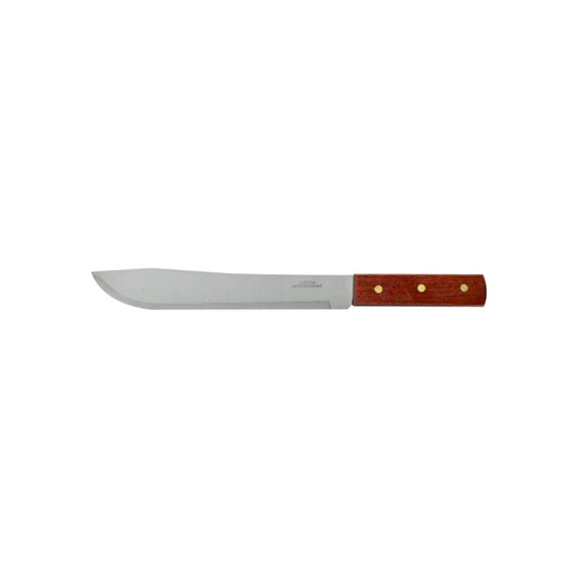 Cuchillo 8" liso mango de madera Lobo 251-08