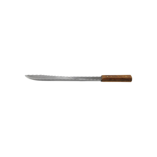 Cuchillo 12" carnicero mango de madera Lobo L-8012