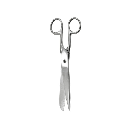 Tijeras de costura profesionales, acero inoxidable, cuchillas afiladas, diseño clásico para corte preciso.