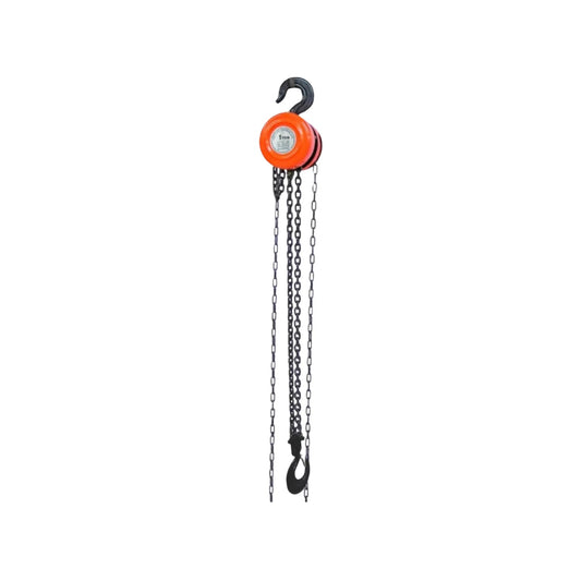Garrucha de cadena manual naranja 1 tonelada para elevación de carga en ferretería
