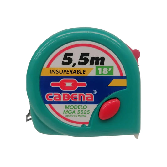 Flexómetro 5.5 metros Cadena MGA 5525