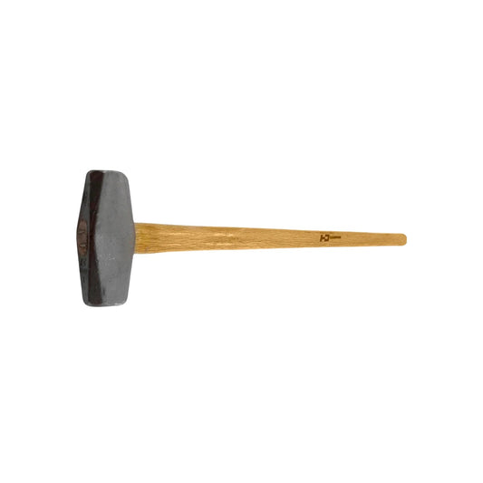 Marro de 6 libras, cabeza de acero forjado tipo nevada, con mango de madera natural y logo CH
