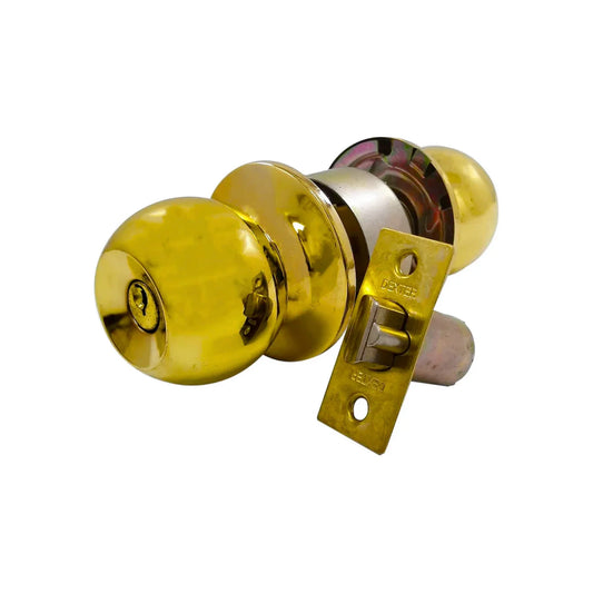 Cerradura/Chapa para recámara dorada Dexter 6601 barza