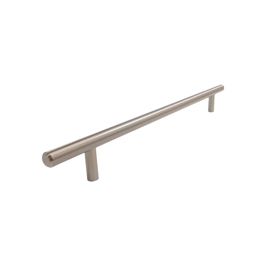 Jaladera 256 mm barra de acero níquel satinado Handy Home 7993