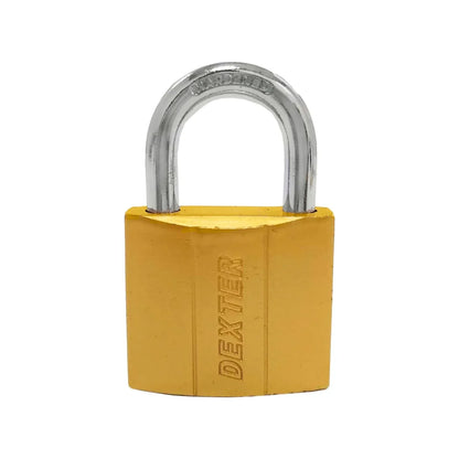 Candado 30 mm gancho corto dorado Dexter 16911