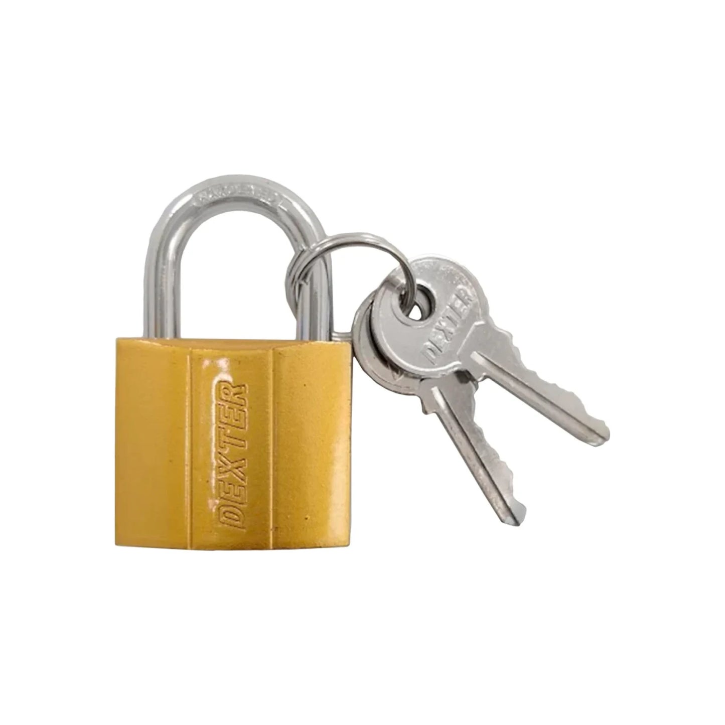 Candado 30 mm gancho corto dorado Dexter 16911