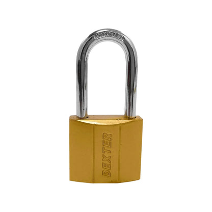 Candado 30 mm gancho largo dorado Dexter 16916
